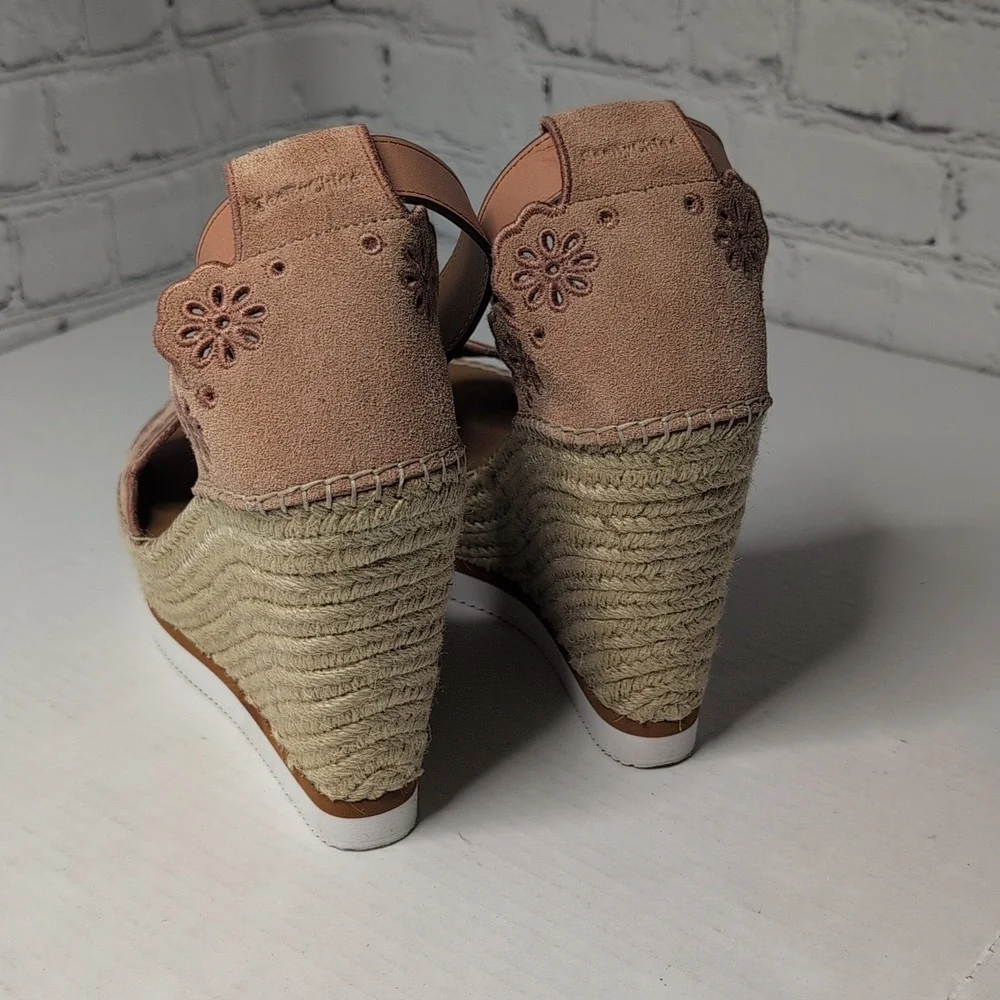 See By Chloe Espadrille Wedge Sandals With Ankle Strap Size 9 US - Picture 5 of 8